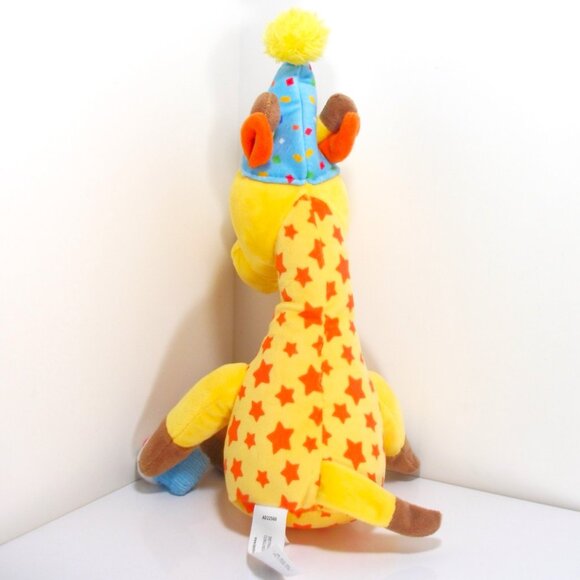 2023 BIRTHDAY Anniversary Party TOYS R US GEOFFREY Giraffe Hat Cupcake 15” Plush - Picture 2 of 5